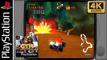 CRASH TEAM RACING - 4K 60FPS Upscaling - Playstation PSX [1999]