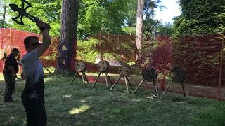 Sensei Jamie Mega Axe Throw