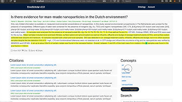 NVOS - Visualization of Text