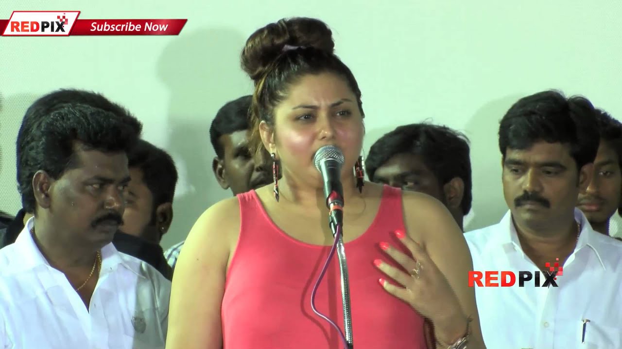 Actress Namitha talks about the upcoming movie VIZHA -- RED Pix