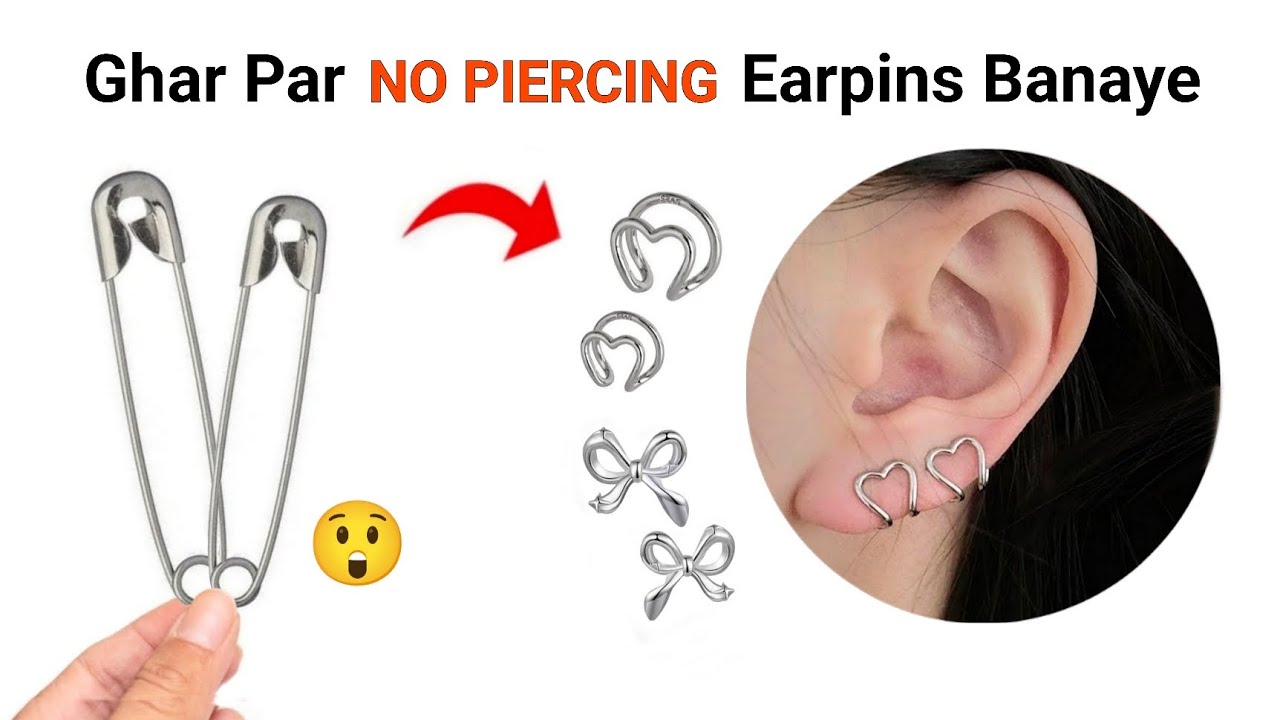DIY Homemade Non Pierced Earrings??/how to make earrings at home 