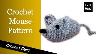 Crochet Mouse Pattern - Easy Amigurumi - (Left Hand) Tutorial
This mouse crochet pattern is for left handed viewers - This amigurumi tutorial is very easy to follow and It only takes about 25-30 minutes to complete.
PATTERN: http://www.crochetguru.com/crochet-mouse-pattern.html
If you have any special crochet video requests let me know by posting a comment in the comments section below. I would love to hear your ideas!
📩 Contact Me
bobbie@crochetguru.com
⭐ Lets Connect
Facebook: https://www.facebook.com/crochetguru/
Pinterest: https://www.pinterest.com/crochetguru/
Instagram: https://instagram.com/crochetguru1/
TikTok: https://www.tiktok.com/@crochetguru1
🧶 My Website
http://www.crochetguru.com/
🏷️ My Etsy Shop
https://www.etsy.com/shop/crochetgurushop/
💎 My Patreon
https://www.patreon.com/c/crochetguru
🎥 My YouTube Channel’s - Please Subscribe
Crochet Guru Main Channel: https://www.youtube.com/@CrochetGuru
Crochet Guru Shorts: https://www.youtube.com/@CrochetGuruShorts
Crochet Guru Storybooks: https://www.youtube.com/@CrochetGuruStorybooks Crochet Mouse Pattern - Easy Amigurumi - (Left Hand) Tutorial