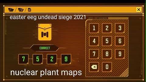 Codm easter egg undead siege code all maps
