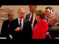 Angela Merkel gives Vladimir Putin epic eye roll
