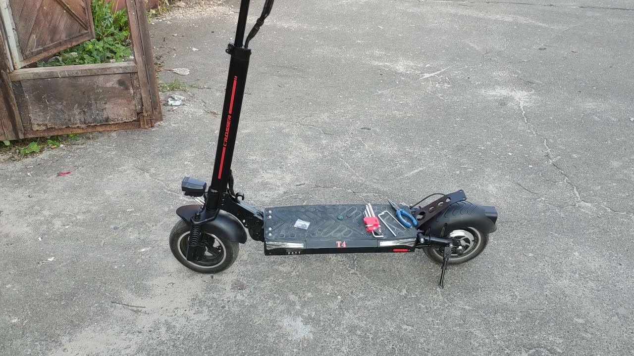 И снова электросамокат Crosser T4... Только в этот раз Turbo S.