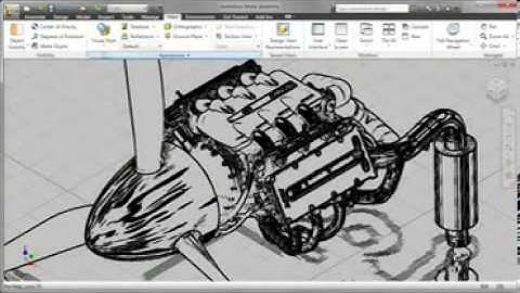 Autodesk Inventor 2011 Ferramentas de renderização e visualização de CAD