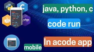 Java python c code run in mobile.Java python c code run in acode app. screenshot 4