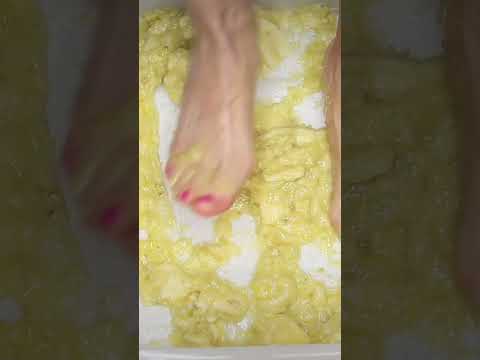 Feet ASMR Squishing #asmr #asmrfood #asmrfeet #feet #asmrshort