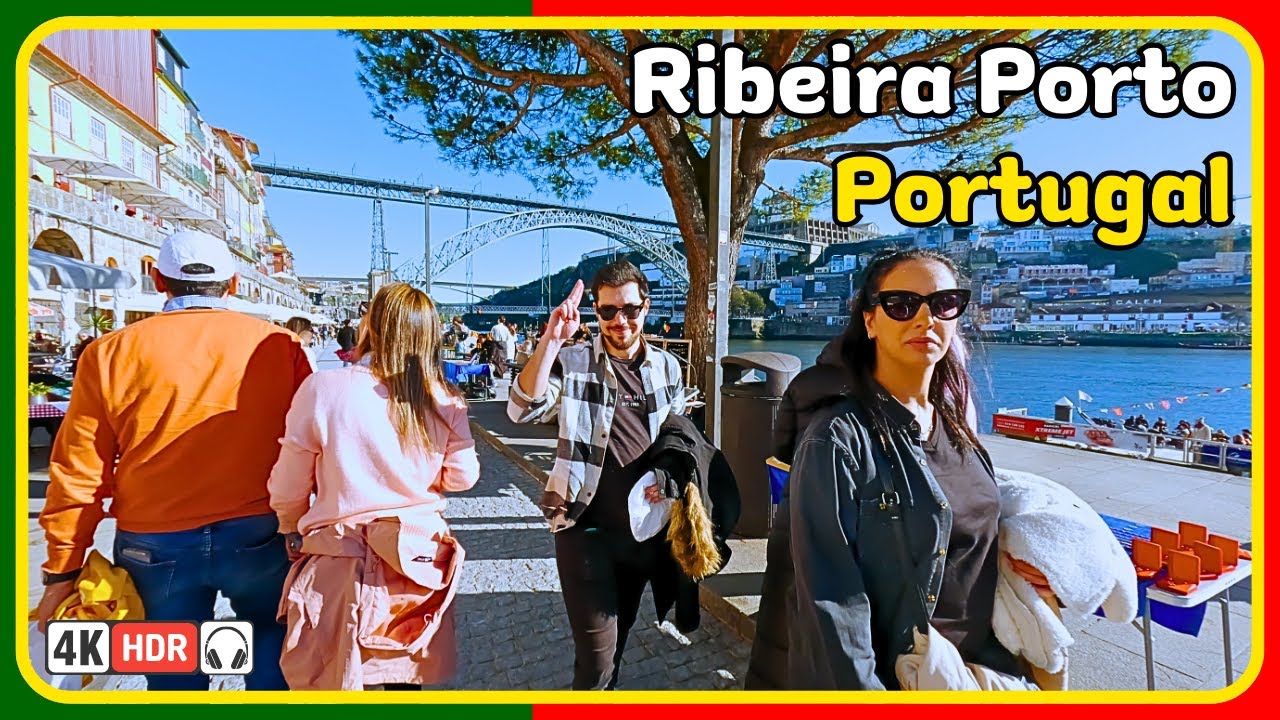 🏞️ Stunning Ribeira PORTO, Portugal Winter Walk - 4K HDR Experience!