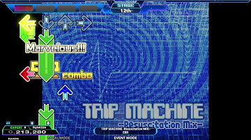 SM5.1/DDRXX: TRIP MACHINE -Resuscitation Mix- / EBB Playthough AAA Perfect Full Combo
