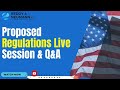 Proposed regulations live session  qa