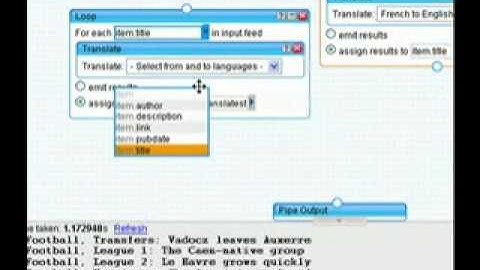 How to Translate a Feed Using Pipes on Yahoo!