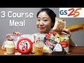 EATING 3-COURSE MEAL at KOREAN CONVENIENCE STORE