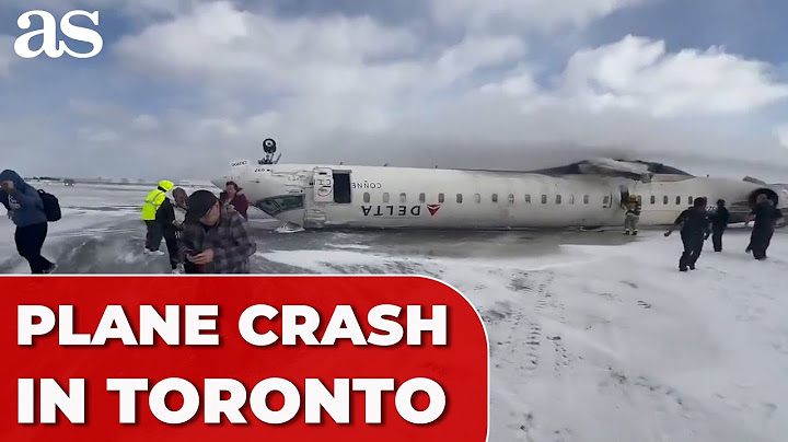 WATCH: Delta PLANE CRASH lands in TORONTO, leaving at least 8 injured in harrowing scene