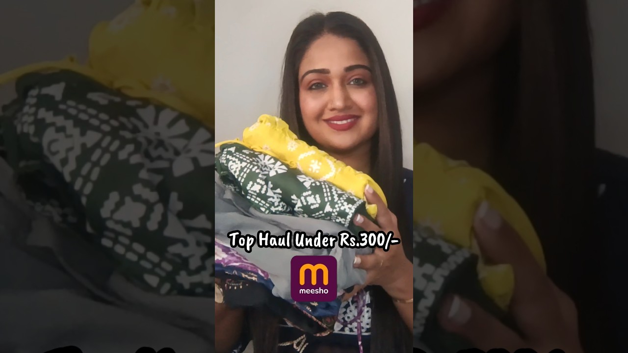 Meesho top haul under rs300