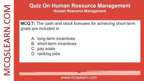 Human Resource Management Quiz PDF | Practice HR Exam Tests & Quizzes | HRM Quiz e-Book App Download