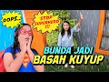 Drama Superhero Panggil Hujan, Bunda Jadi Basah Kuyup | feat. Olike LCD Drawing Board & Piano
