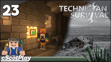 Technicians’ Survival 2 w/ cScot : Ep 23 – RFTools Storage Tablet