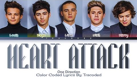 One Direction | Heart Attack (Color Coded Lyrics By: Tracoded)