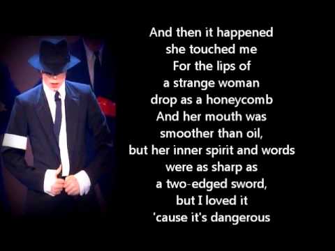 Michael Jackson - Dangerous (Lyrics)