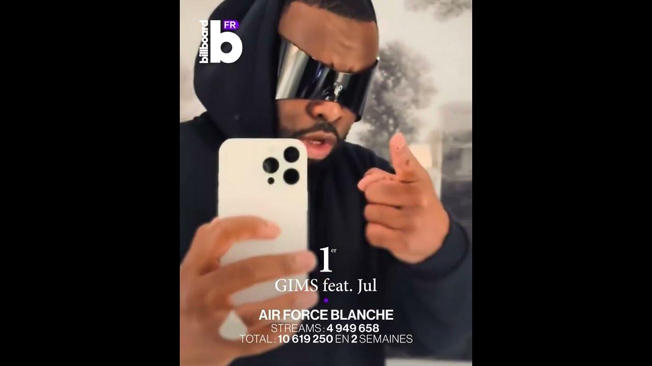 Air Force blanche de Gims x Jul est n°1🥇