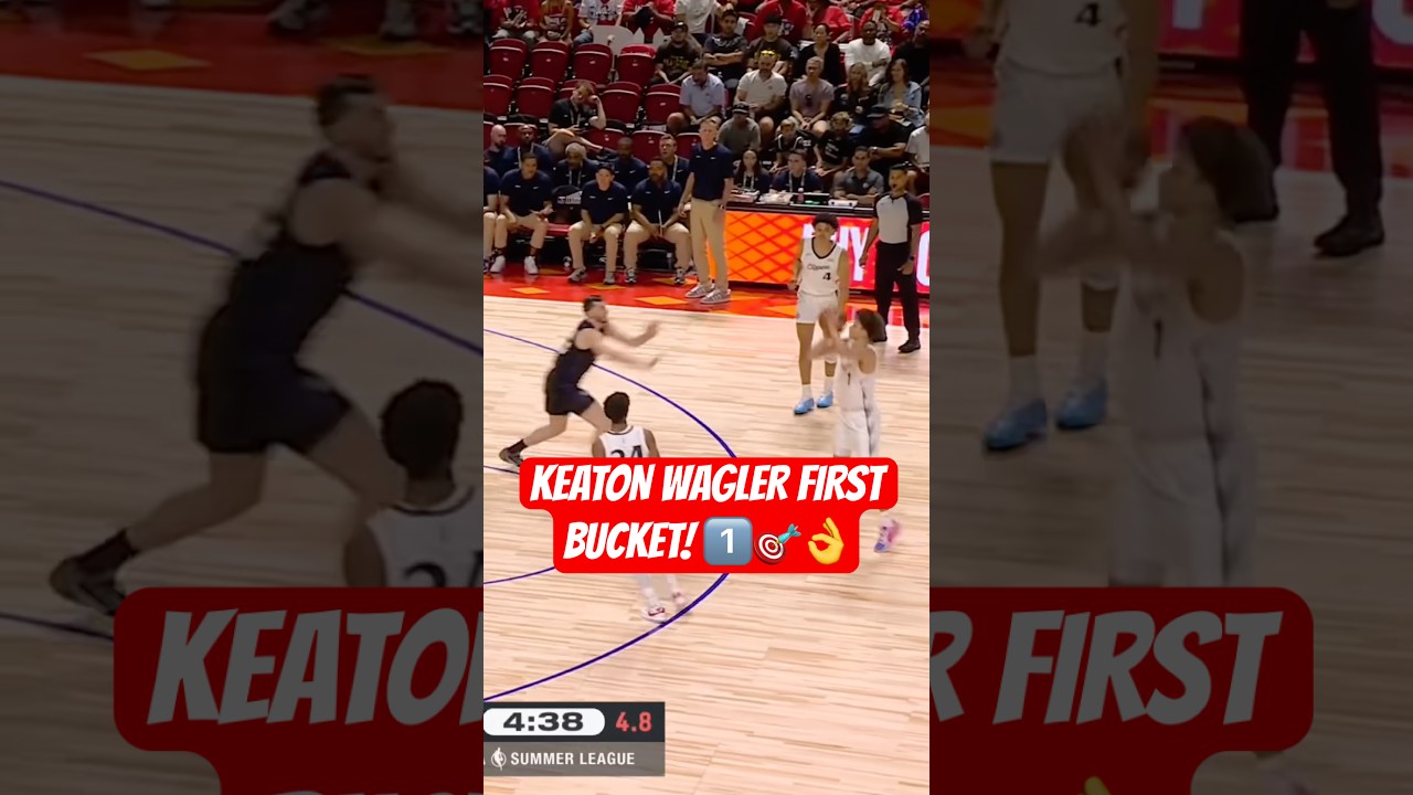 First bucket for Keaton Wagler! 🎯 #shorts