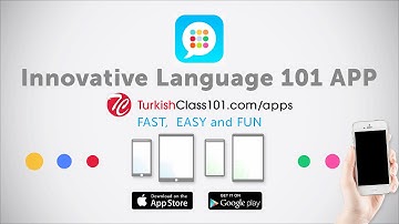 Learn Turkish with our FREE Innovative Language 101 App!