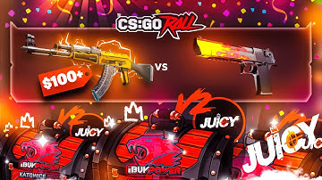 THE JUICY CASE IS *INSANE* IN CASE BATTLES! (CSGOROLL)