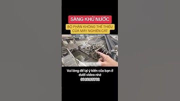 Sàng khử nước - Bộ phận không thể thiếu của máy nghiền cát nhân tạo