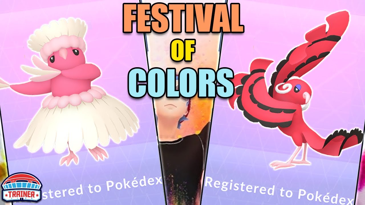 Pokemon Go Festival of Colors Guide Spawns, Schedule, Bonuses and more