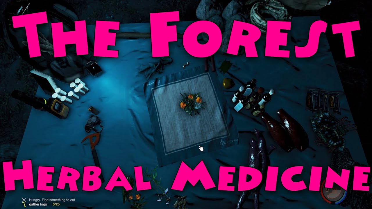 The Forest How make herbal medicine - YouTube