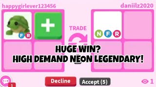 HUGE WIN! I GOT A VERY HIGH DEMAND OUT OF GAME NEON LEGENDARY For TURTLE+WIN FOR MEGA SPINOSAURAUS