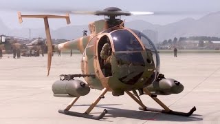 Afghan Air Force's Newest Weapon Against Terrorists: MD-530F Close Air Attack Helicopter