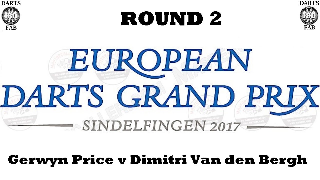 darts distance HappyBet European Darts Grand Prix - Round 2 [10of16]: Gerwyn Price v Dimitri Van den Bergh