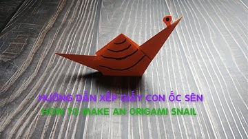 Hướng dẫn xếp giấy con ốc sên