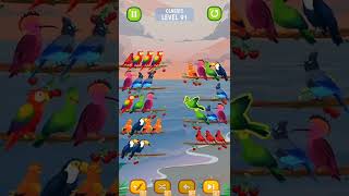Bird sort color puzzle - 🦆🐥🐦 All Levels & Challenges (Mobile Gameplay) screenshot 4