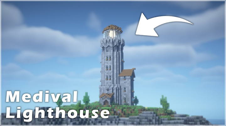 How to Build a Medival Lighthouse in Minecraft 1.21