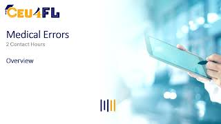 Medical error: Overview