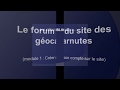 Forum des Géocarnutes : Module 1