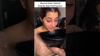 Neutral glam| By poojakhuranabeauty #shorts #makeuptutorial #bridalmakeup #makeover #bride #wedding
