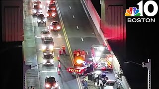 Woman dead after multi-car crash on Sagamore Bridge driver arrested