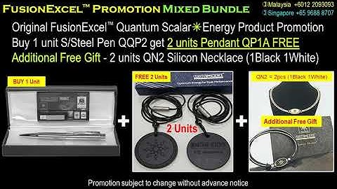 𝕊𝕡𝕖𝕔𝕚𝕒𝕝 𝔹𝕦𝕟𝕕𝕝𝕖 ℙ𝕣𝕠𝕞𝕠𝕥𝕚𝕠𝕟 - Original FusionExcel™ Scalar Energy Pen and Energy Wand