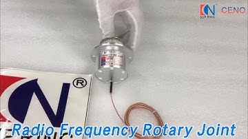 Solid Radio Frequency Rotary Joint SMA Interface Precious Metal
