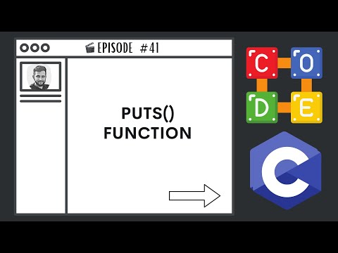 Puts() Function | Ep. 41 | C Programming Language