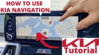Kia Map Navigation Tutorial  Map Setup, Home Address, Tourpoints, Search POI