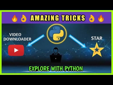 Download YouTube videos using python | Create Spiral Star using Python| #python programming