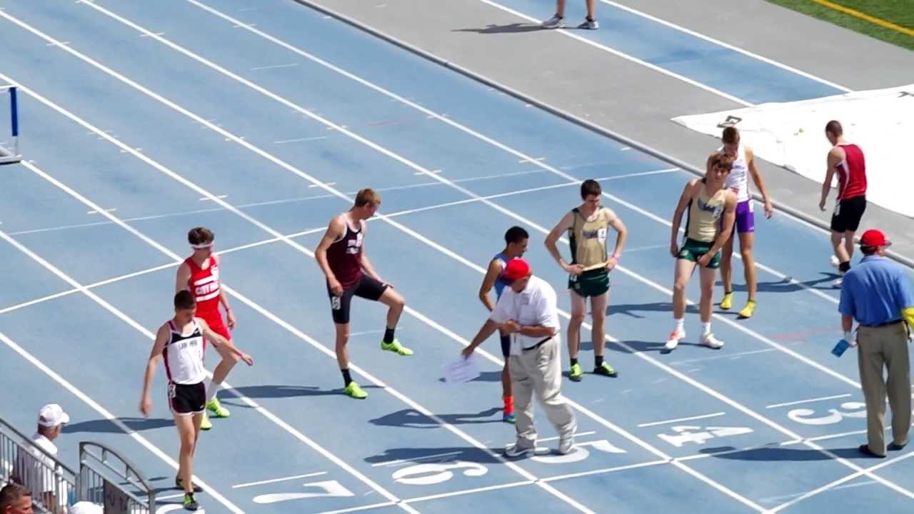Iowa 2013 Boys Highschool State Track 800m Race 4A YouTube