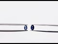 0.59ct/0.49ct Natural Oval-cut Sapphire Pair