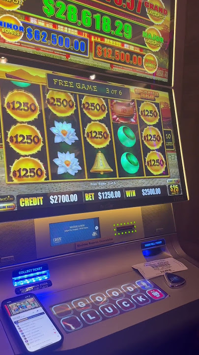 Massive $1,250.00 BET!! Let’s go 💪🏻 #casino #lasvegas #slotmachines