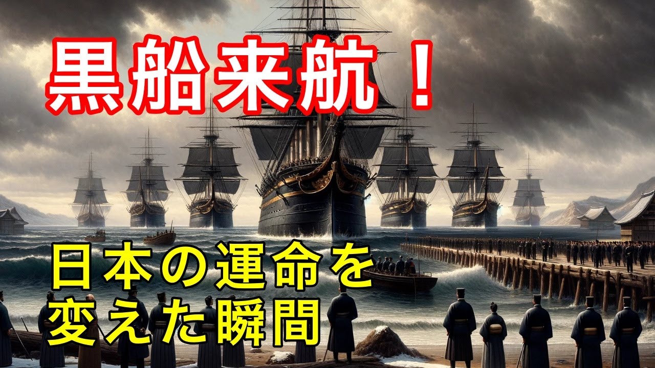 黒船来航と日本の開国!ペリーがもたらした歴史的転換点 - YouTube